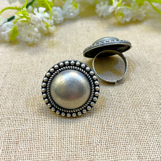 "Grace" Silver Look Alike Oxidized Rings