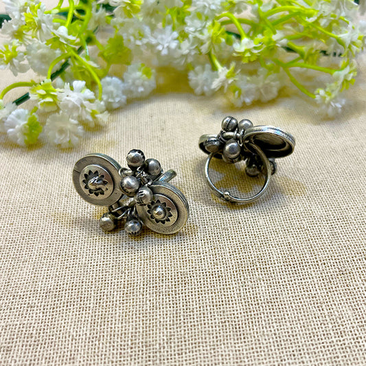 "Miniz" Silver Look Alike Oxidized Rings