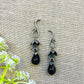 "Pearl" Silver Look Alike Stone Earrings