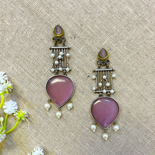 "Fiece" Silver Look Alike Earring