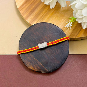 Elephant Silver Look Alike Kids Rakhi