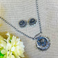 "Heist" Silver Look Alike Necklace