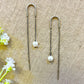 Earring with pearl drop