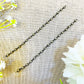 "Twist" Silver Look Alike Oxidized Ear Chain