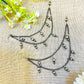 "Gleam" Silver Look Alike Oxidized EarChain