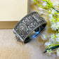 "Gleam" Silver Look Alike Oxidized Kada