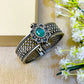 "Royal" Silver Look Alike Oxidized Kada