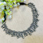 oxidised choker necklace