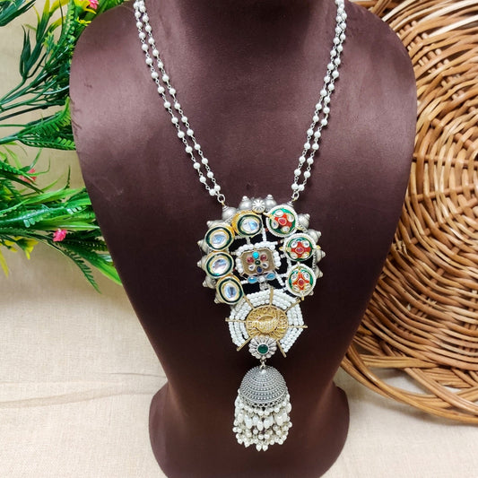 Ritu Silver Look Alike Neklace