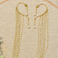 Golden Pearl Ghungroo ear cuff trail