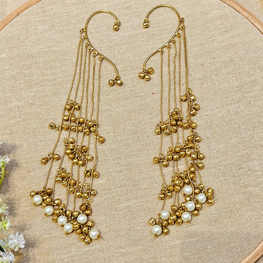 Golden Ghughroo Earcuff