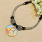 Printed Pendant Oxidised Choker