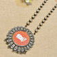Oxidised Pearl Long necklae