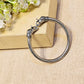 Silver kada bracelet