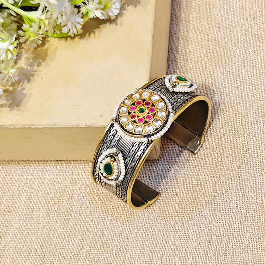 Dual Tone Oxidised kada