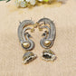 Peacock earcuff for garba