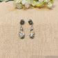 silver earrings