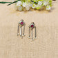 silver earrings