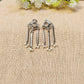 silver earrings
