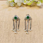 silver earrings