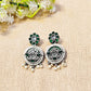 silver earrings