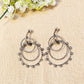 silver hoop earrings