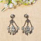 silver earrings