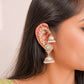 Scarlet Dual Tone Earcuffs for Women