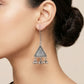 "Elara"Silver Look Alike Oxidized Earring