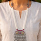Willow Pearls Long Necklace Set for Women