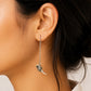 "Rusteec"Silver Look Alike Oxidized Earring