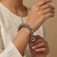 "Elegant" Silver Look Alike Oxidised Kada