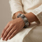“Nyaassa” Silver Look alike Oxidised Kada
