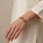 "Essence" Silver Look Alike Gold Bracelet
