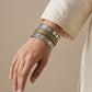 "Suniti" Silver Look Alike Oxidized Handcuff for Navratri