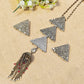"Triya"Silver Look Alike Oxidized Necklace