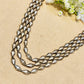 "Artfull"Silver Look Alike Oxidized Neckalce
