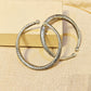 "Sunny"Silver Look Alike Oxidized Kada