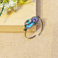 "Ocean"Silver Look Alike Oxidized Kada