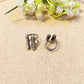 "Kari"Silver Look Alike Oxidized Ring