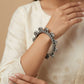 "Gajini"Silver Look Alike Oxidized Kada