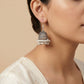 "Tide"Silver Look Alike Oxidized Dangler