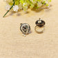 "Serenity"Silver Look Alike Oxidized Ring