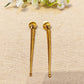 "Tender"Silver Look Alike Oxidized Earring