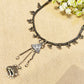 "Sky"Silver Look Alike Oxidized Choker