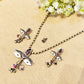"Maa durga"Silver Look Alike Oxidized Necklace