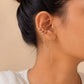 "Tessa" Silver Look Alike Golden Earcuff