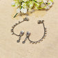 "Aster"Silver Look Alike Oxidized Earcuff