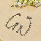 "Aster"Silver Look Alike Oxidized Earcuff