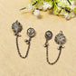 "Virelle"Silver Look Alike Oxidized Earcuff